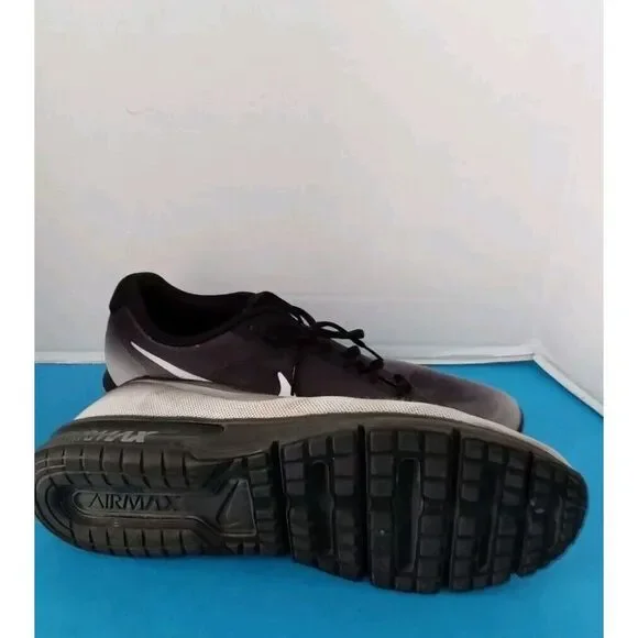 Nike‎ Air Max Gradient Athletic Shoes Black Grey Ombre Training Sneakers